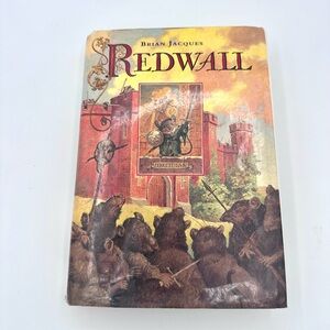 Redwall by Brian Jacques Hardcover Book 1st American Print 14th Impression